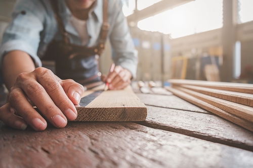 Carpentry work Person Holding Pencil